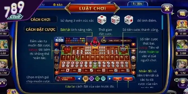 Hướng dẫn cách tham gia vào thế giới Sicbo 789CLUB uy tín