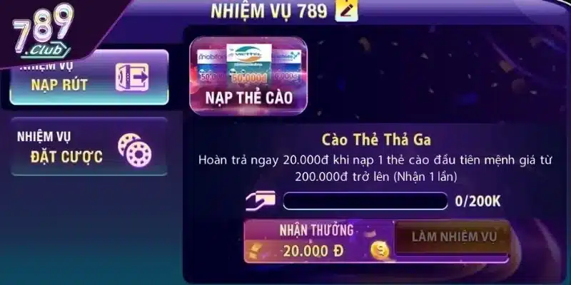 Khuyến mãi 789Club chào mừng thành viên
